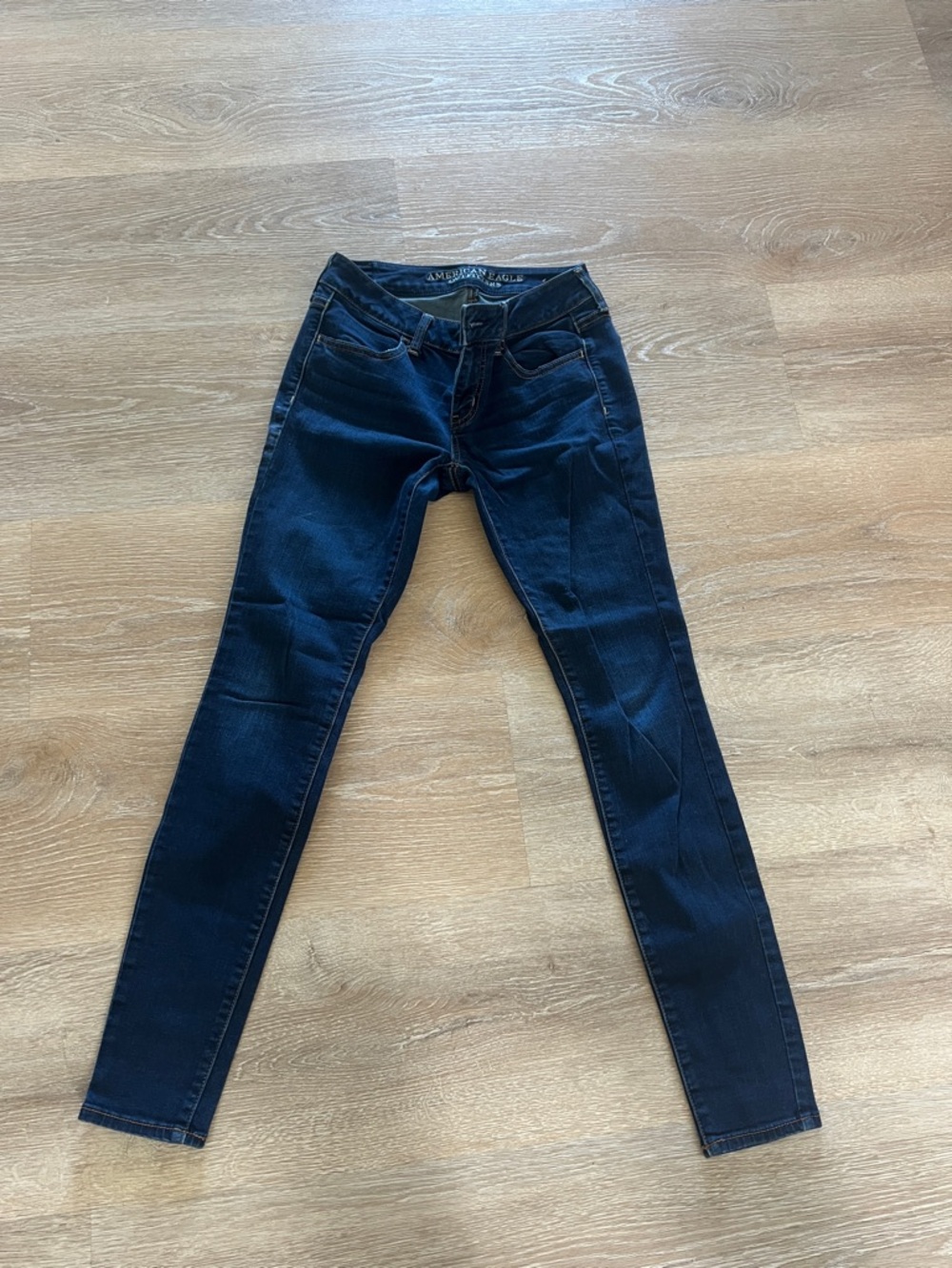 American Eagle Outfitters Dark Blue Women’s Jegging Super Stretch Skinny Jeans